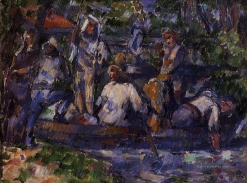 Auf dem Wasser Paul Cezanne verlassen Ölgemälde